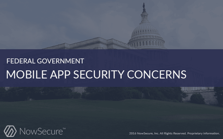 Federal government mobile app security
