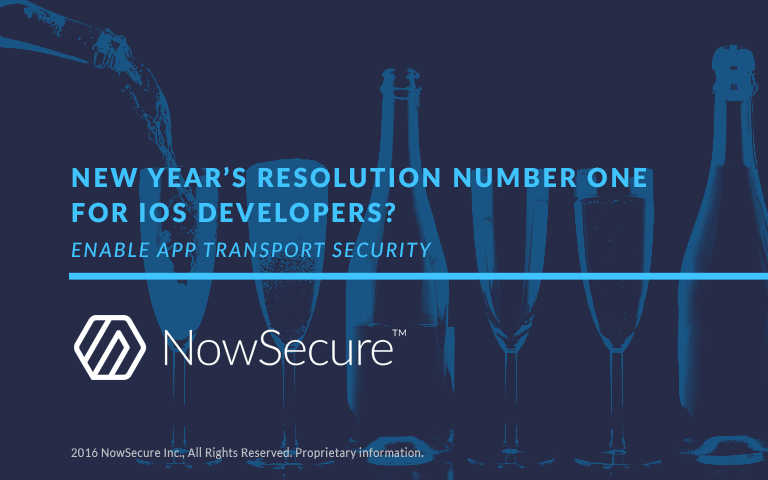 Enable app transport security in 2017