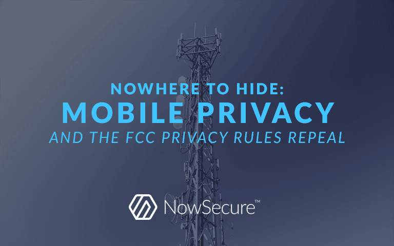 Mobile privacy and the FCC privacy rules repeal