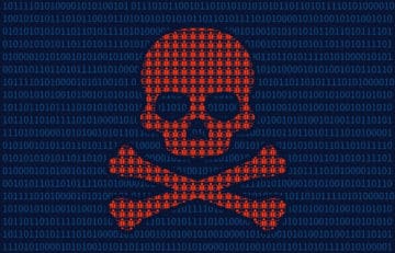 An illustration of the dangers of computer viruses and malware