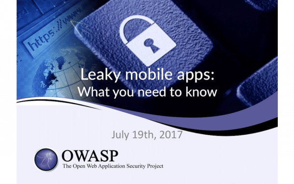 leaky mobile apps