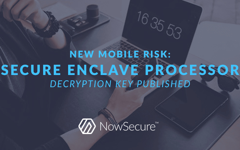 New Mobile Risk: iOS Secure Enclave Processor Decryption Key Published
