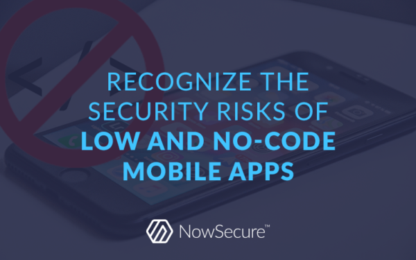 Low and No-Code Mobile Apps Header Image