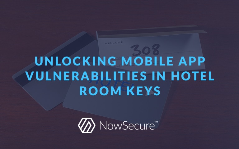 Unlocking Mobile App Vulnerabilities In Hotel Room Keys