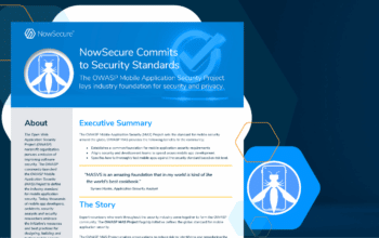 NowSecure Commits to Security Standards