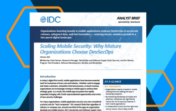 Scaling Mobile Security: Why Mature Organizations Choose DevSecOps