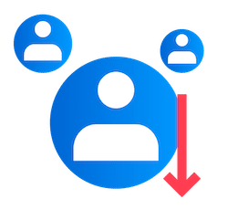 user churn logo