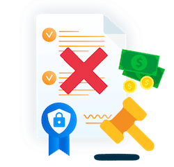 Sensitive data collect compliance failures