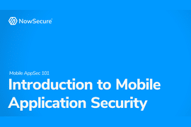Introduction to Mobile App Security