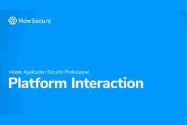 Platform Interaction and Web View Security