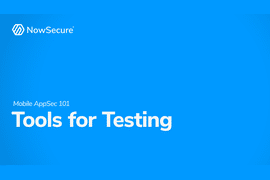 Mobile AppSec 101 Tools for Testing video thumbnail