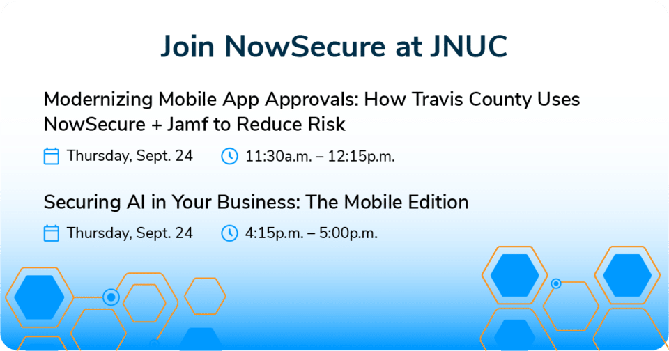 Join NowSecure at JNUC