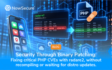 Security Through Binary Patching: Fixing critical PHP CVEs with radare2